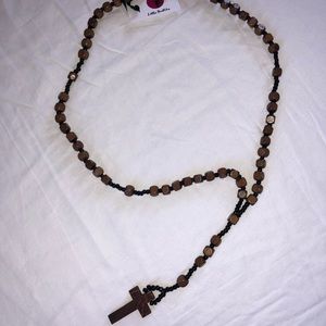 Brown Wood Rosary